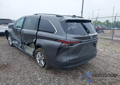 2025 Toyota Sienna Xle from USA, damaged, VIN 5TDJSKFC1SS158438